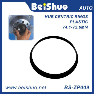 Центрирующее кольцо центра колеса пластика черного цвета